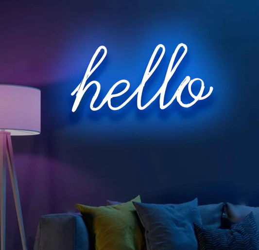 Custom-designed “It was all a dream” Neon sign IN Lahore interior inspiration