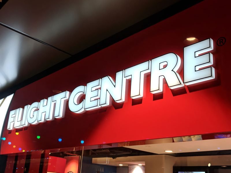 Elegant 3D acrylic signs Sydney displayed in a corporate office reception.