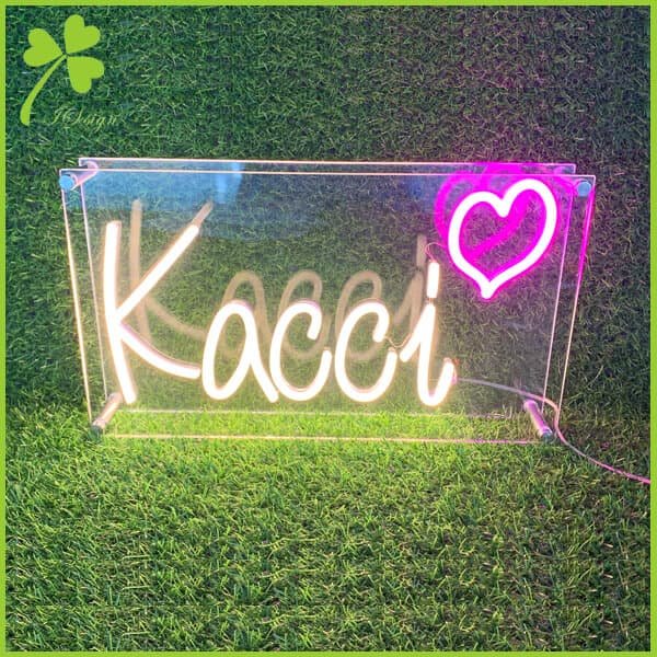 Blue acrylic LED neon signs glowing on dark wall  vivid brightness accent