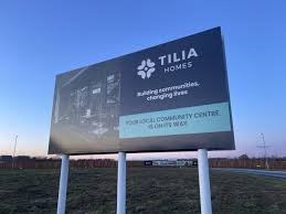 Wall-mounted hoarding board structure used for local business promotion”